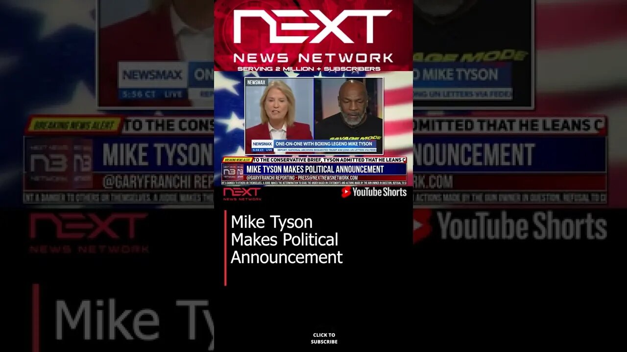 Mike Tyson Makes Political Announcement #shorts