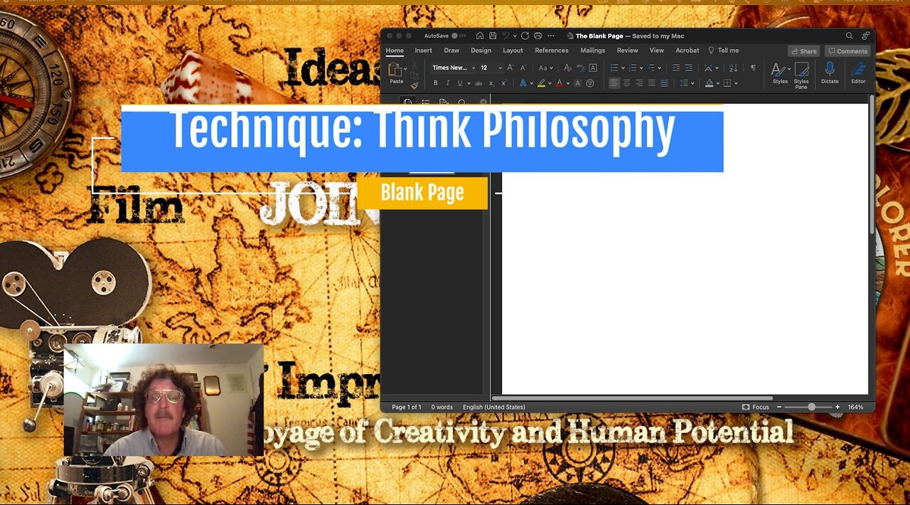 How I write - Michael Mandaville - Blank page - Philosophy