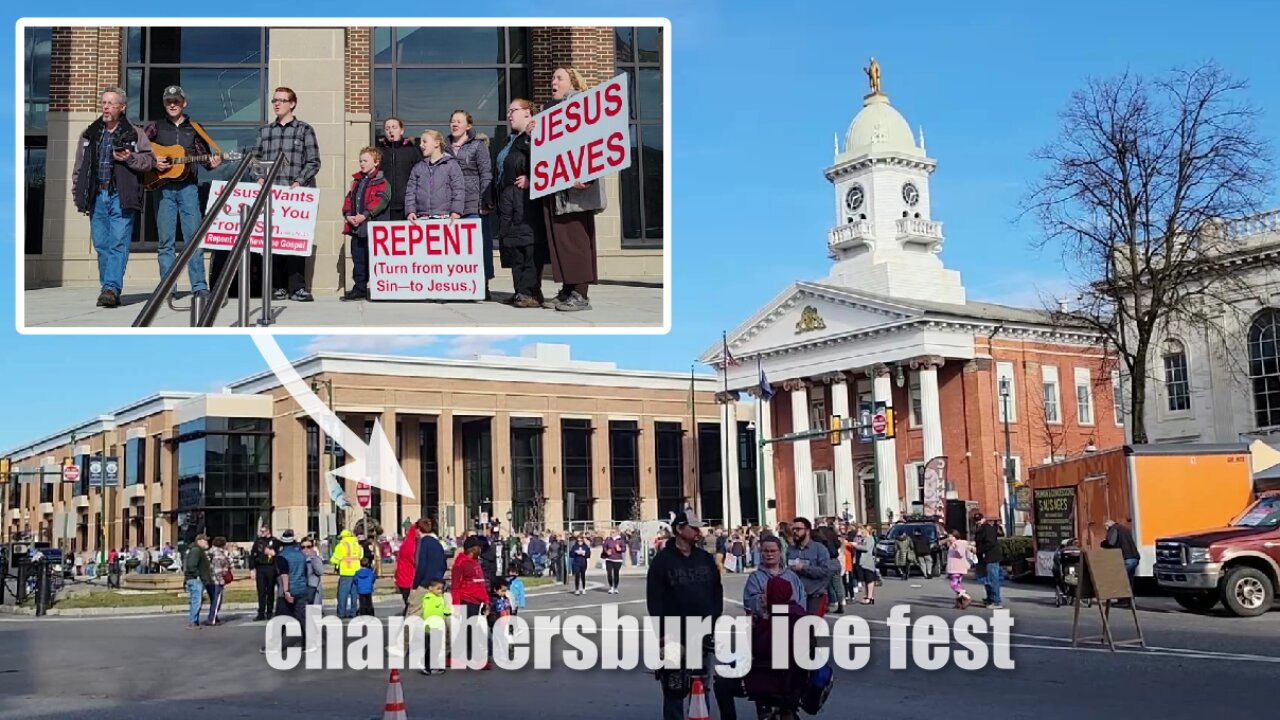 Sharing Our Faith At The Ice Festival: Jesus Makes Us Whiter Than Snow