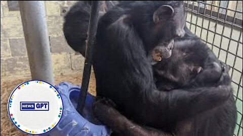 Reunited chimps share emotional hugs after roadside zoo rescue |