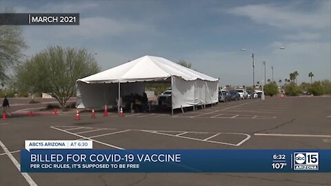 Valley patients receiving bills for COVID-19 vaccine after pop-up event