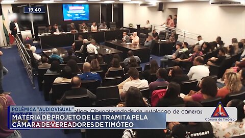 Polêmica Audiovisual: Matéria de projeto de lei tramita pela câmara de vereadores de Timóteo.