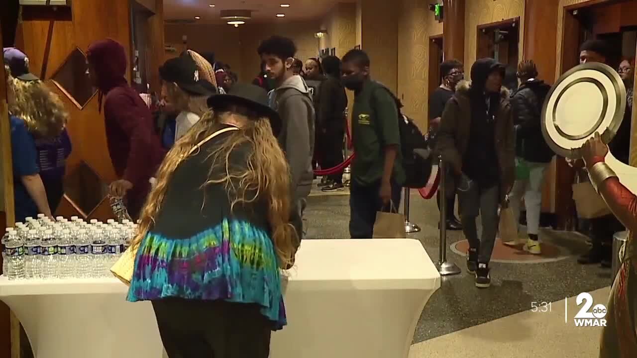 BCPSS brought hundreds of students to see new Black Panther movie