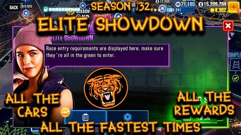 CSR2: Season 132 Elite Showdown. All the Cars, Times and Rewards