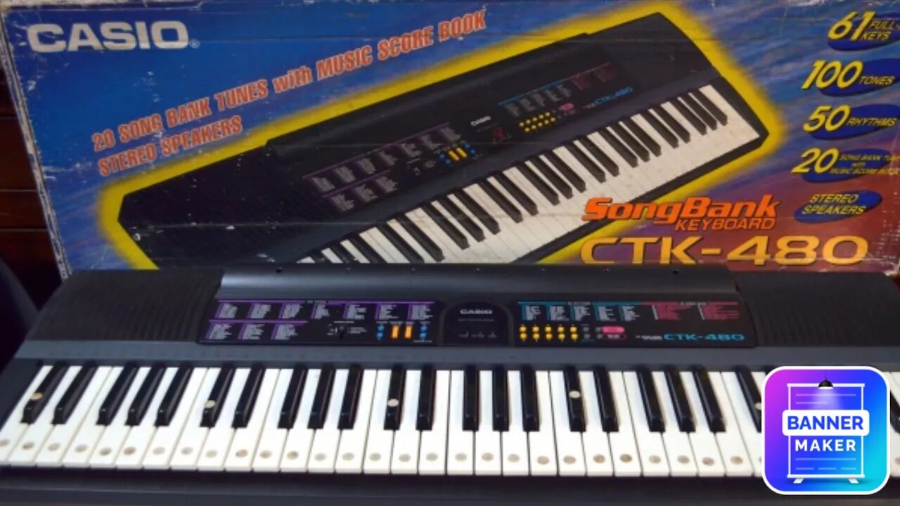 Sonoridade do teclado Casio CTK 480