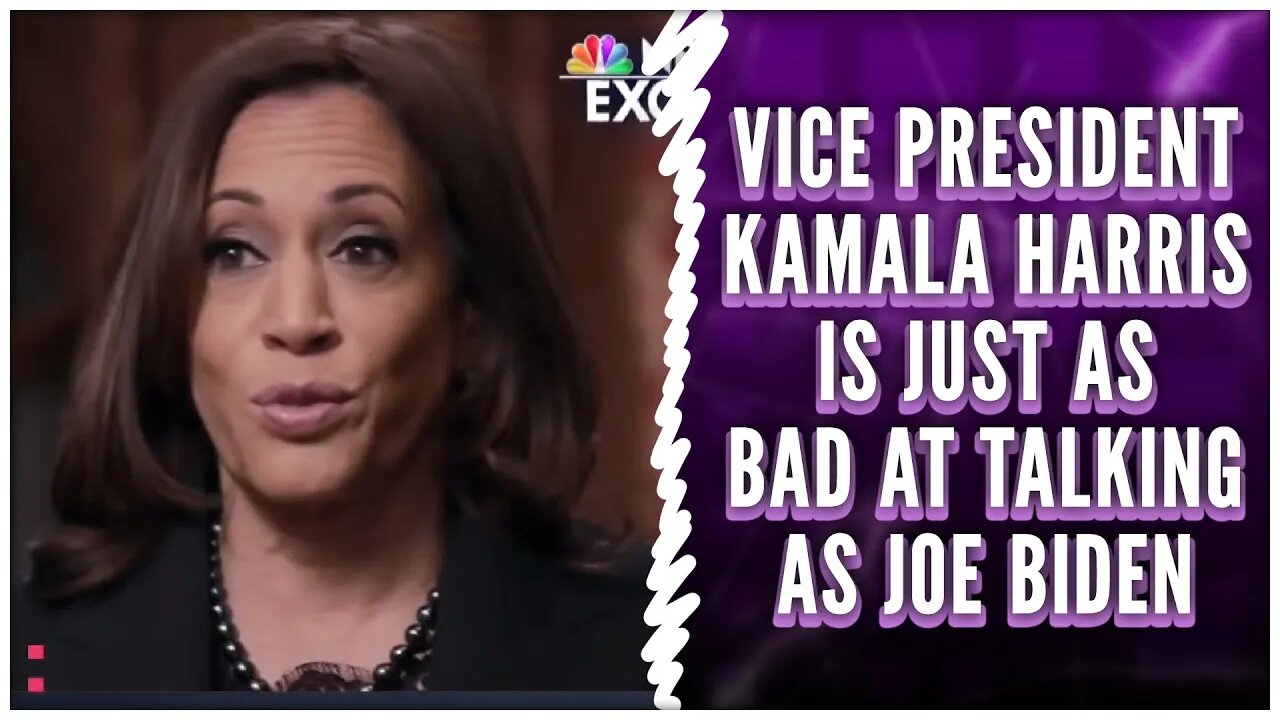 Kamala Harris is just as bad at speaking than Joe Biden | The Flawdcast