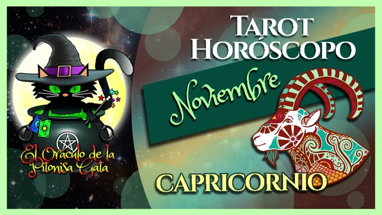 🌸CAPRICORNIO🌸noviembre 2023🧙‍♂️ 🆃🅰🆁🅾🆃 Predicción signos del HORÓSCOPO 😺