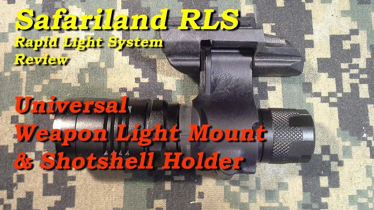 Safariland RLS, Flashlight Mount & 080-12 Belt Mount Dual Shotshell Holder Equipment Review.