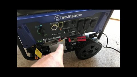 Westinghouse Generator, unboxing and assembly