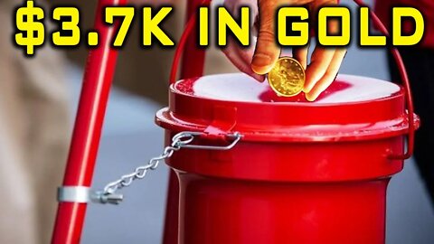 $3,700 In GOLD Left In Salvation Army Kettles!