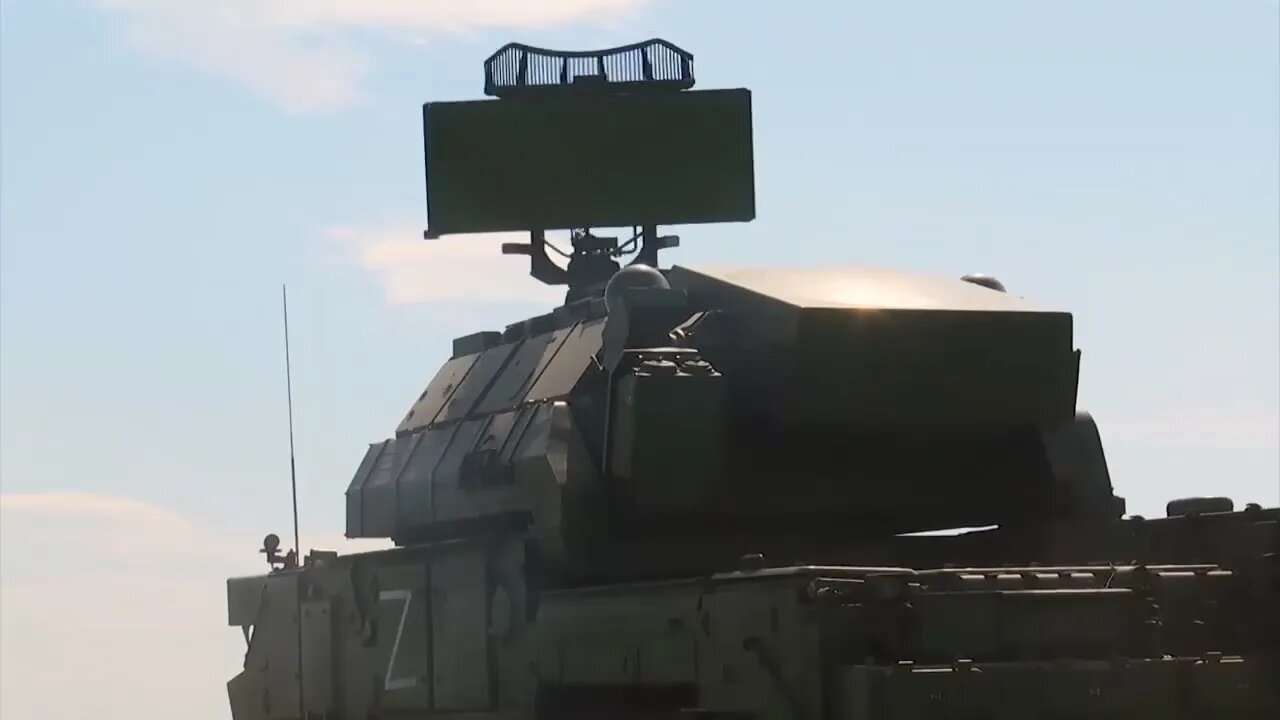 Russian Tor-M2U Anti-Aircraft Missile System In Action During The Special Military Operation