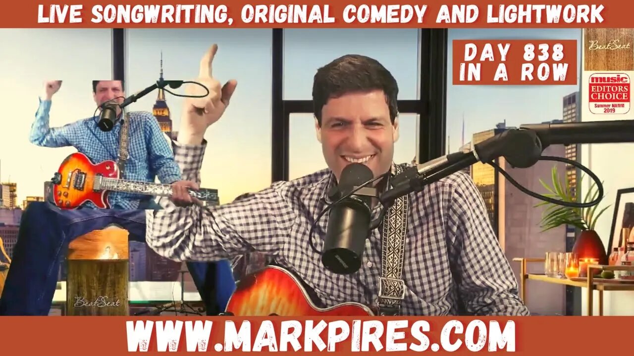 Day 838 In A Row! SNL Live Songwriting and BatMark may stop by!!