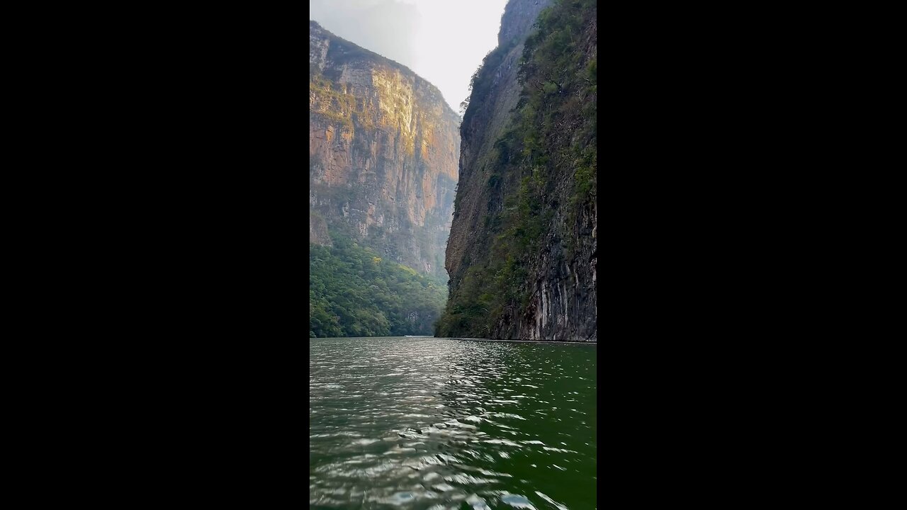 The Sumidero Canyon in the state of Chiapas, Mexico.