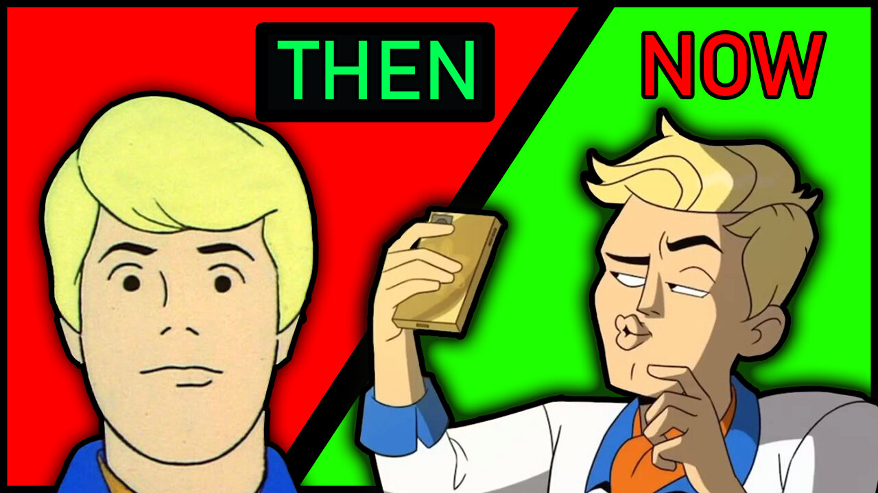 Scooby Doo - Fred Jones - Then Vs. Now!