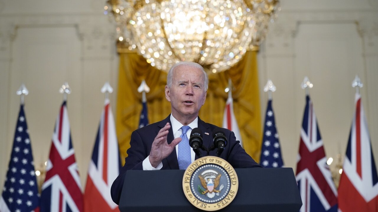 President Biden Announces Indo-Pacific Alliance With U.K., Australia