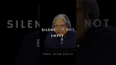 One of the Most Inspiring Quotes from APJ Abdul Kalam || #quotes || #shorts