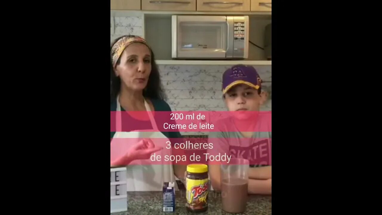 PICOLÉ DE TODDYNHO - 3 INGREDIENTES SABOR CHICABON #SHORTS