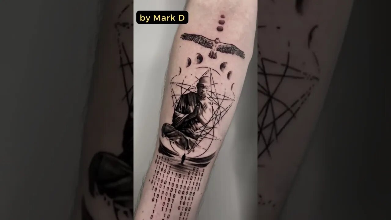 Stunning Tattoo by Mark D #shorts #tattoos #inked #youtubeshorts