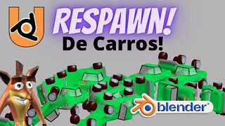 UPBGE - Respawn de carros (Colaboração Ederson Silva Candido)