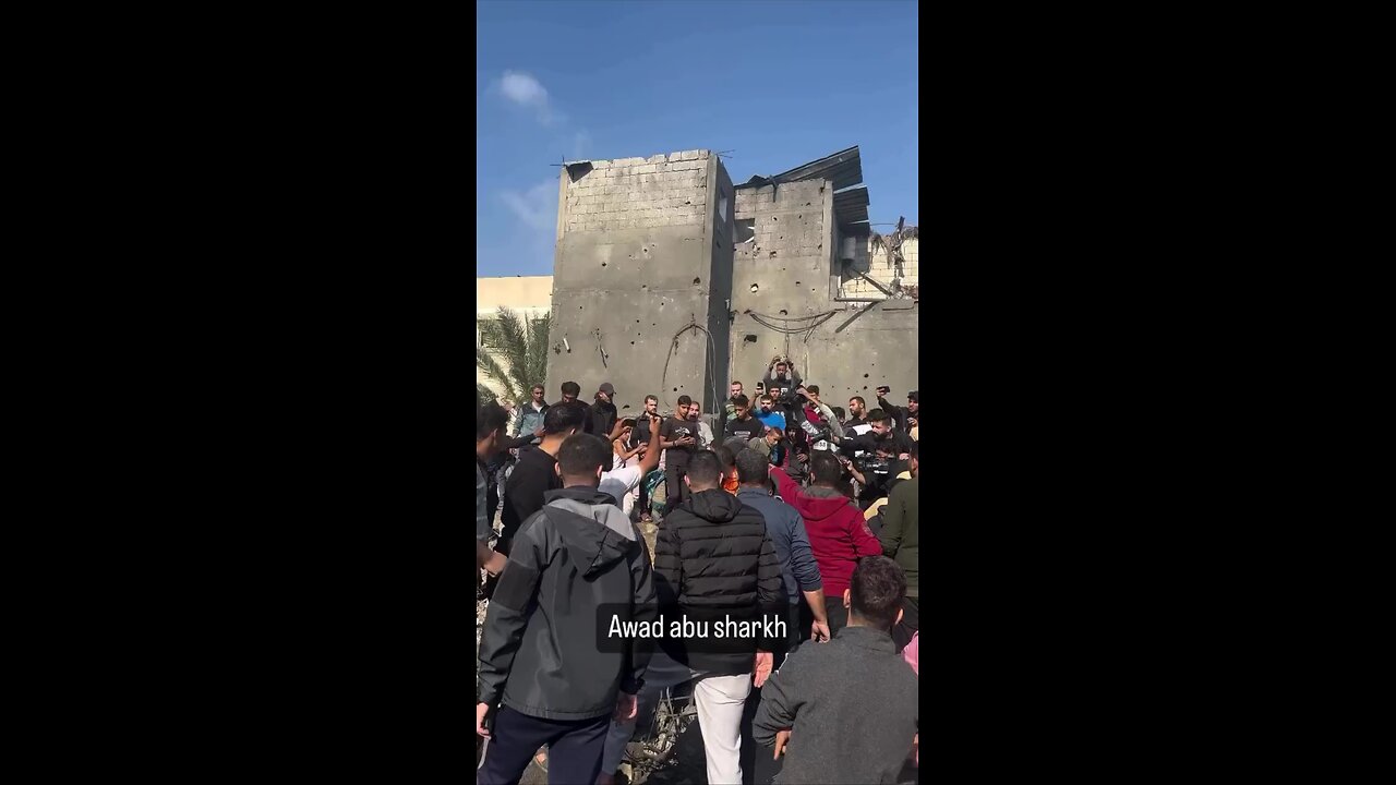 Palestinians rescue a girl from the rubble of her home