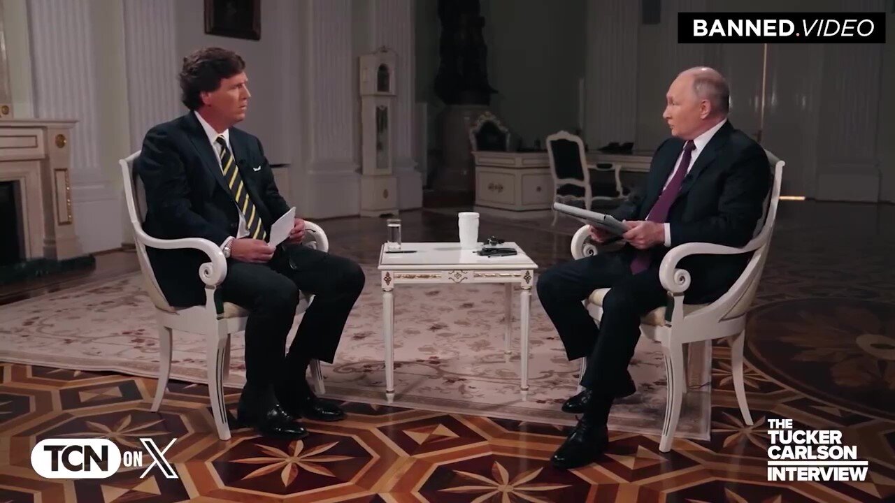 Tucker Carlson goes to Russia to meet Putin