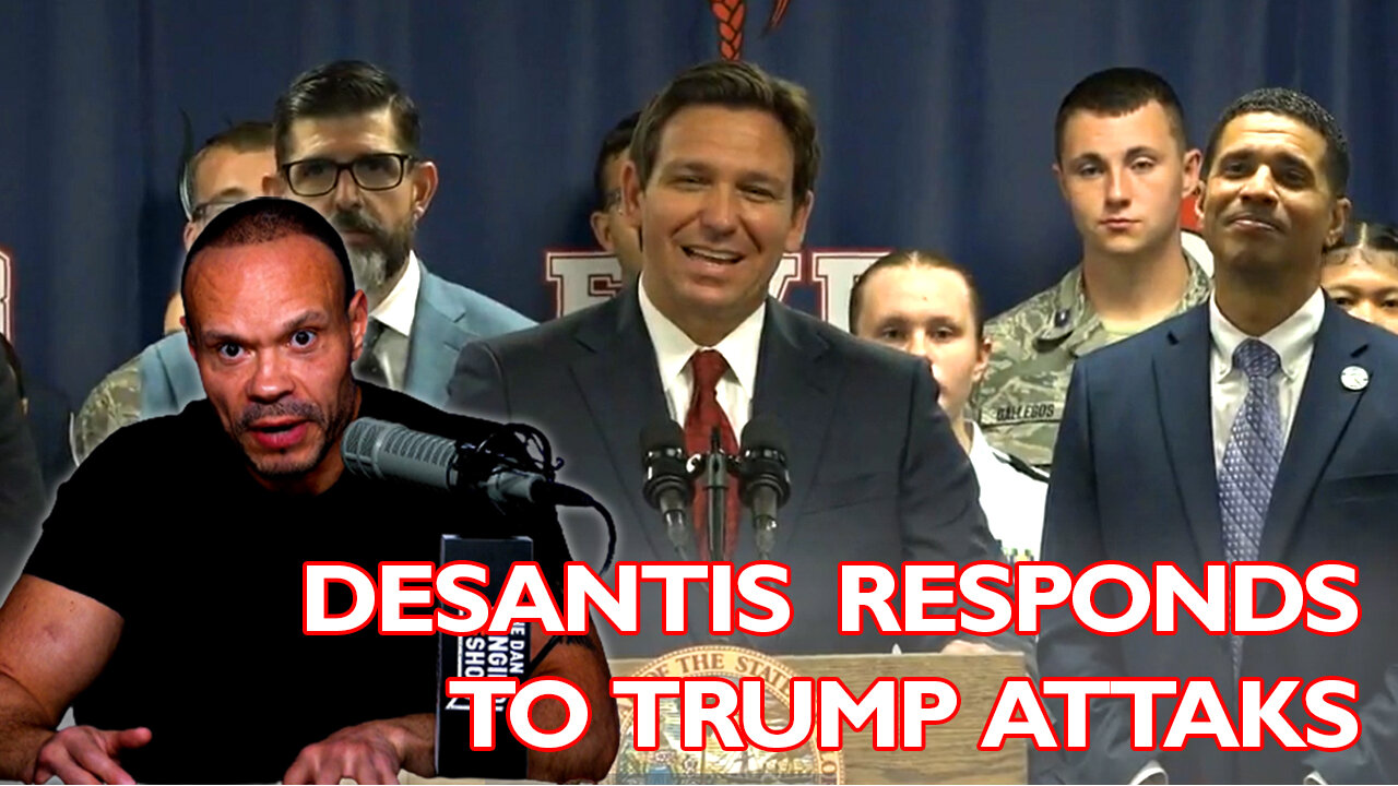 DeSantis FINALLY Responds to Trump's Attacks Against Him