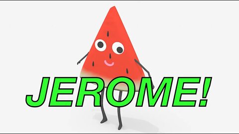 Happy Birthday JEROME! - WATERMELON Birthday Song