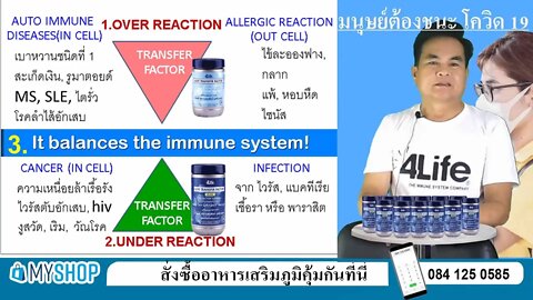 สมดุลภูมิคุ้มกัน กับ ทรานสเฟอร์ แฟกเตอร์ #สุขภาพ ดี