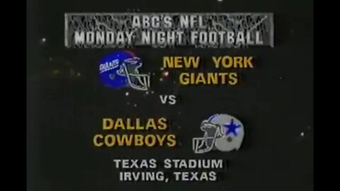 1987-11-02 New York Giants vs Dallas Cowboys