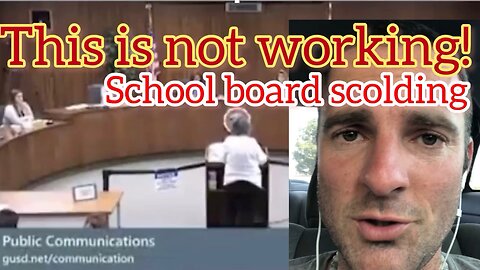 Stop scolding school board to make your point