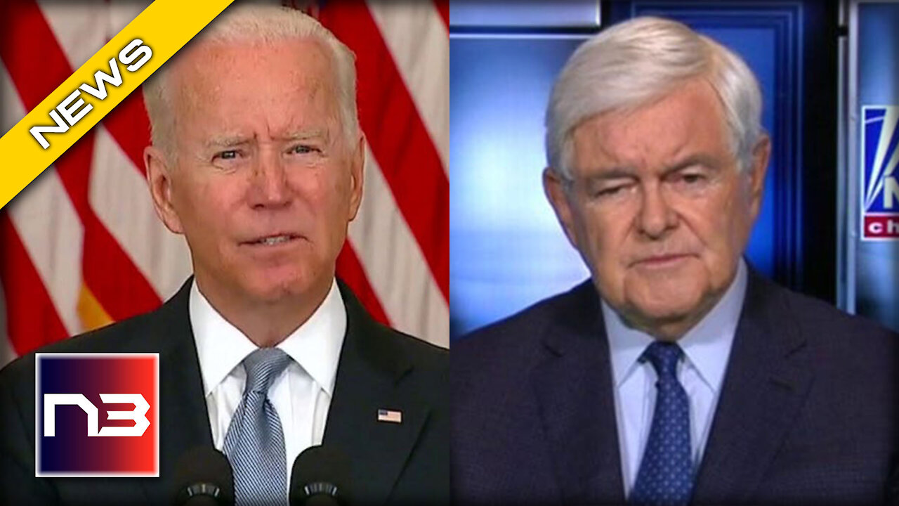 Newt Gingrich SLAMS Joe Biden and his Surrender to the Taliban