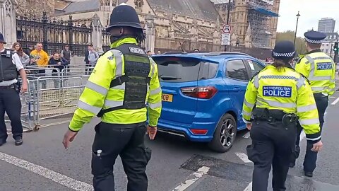 Bob Blackman MP let go by police after hitting protesters with car