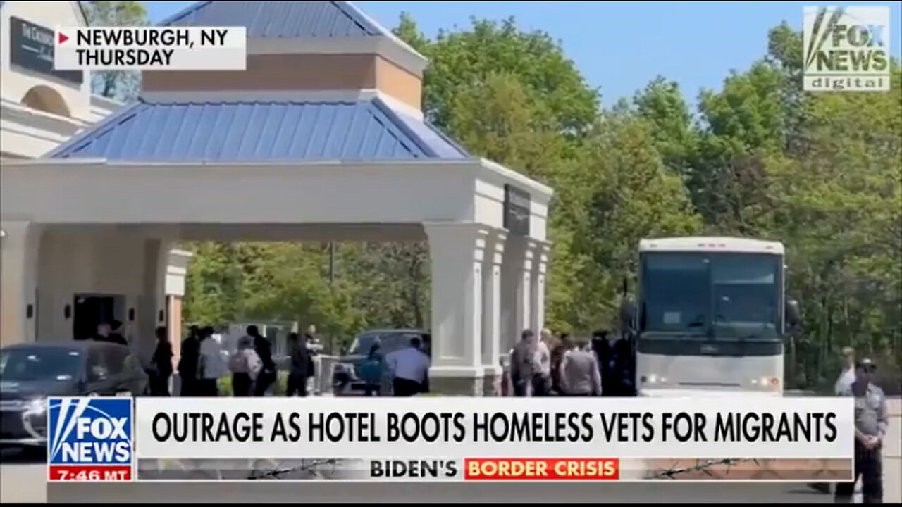 20 homeless combat veterans thrown out of this NY hotel to make room for 60 single illegal alien men