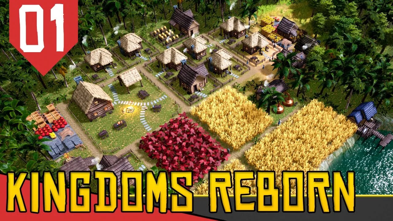 Jogo estilo Banished+Multiplayer+Expansão+Exploração - Kingdoms Reborn EA [GAMEPLAY PT-BR]