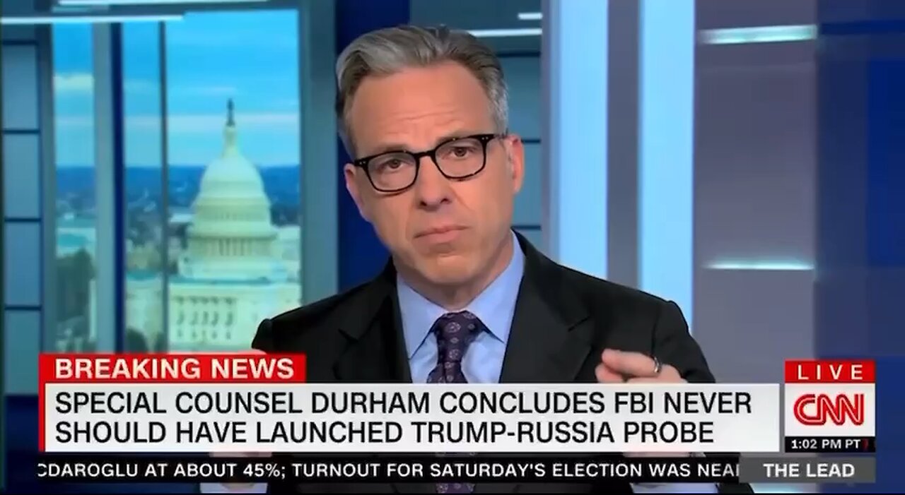 CNN says the Durham report is "devastating to the FBI" and that it "does exonerate Donald Trump."