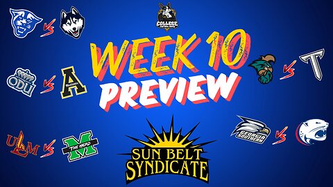 Week 10 Preview - Battle of the Cali QB's!