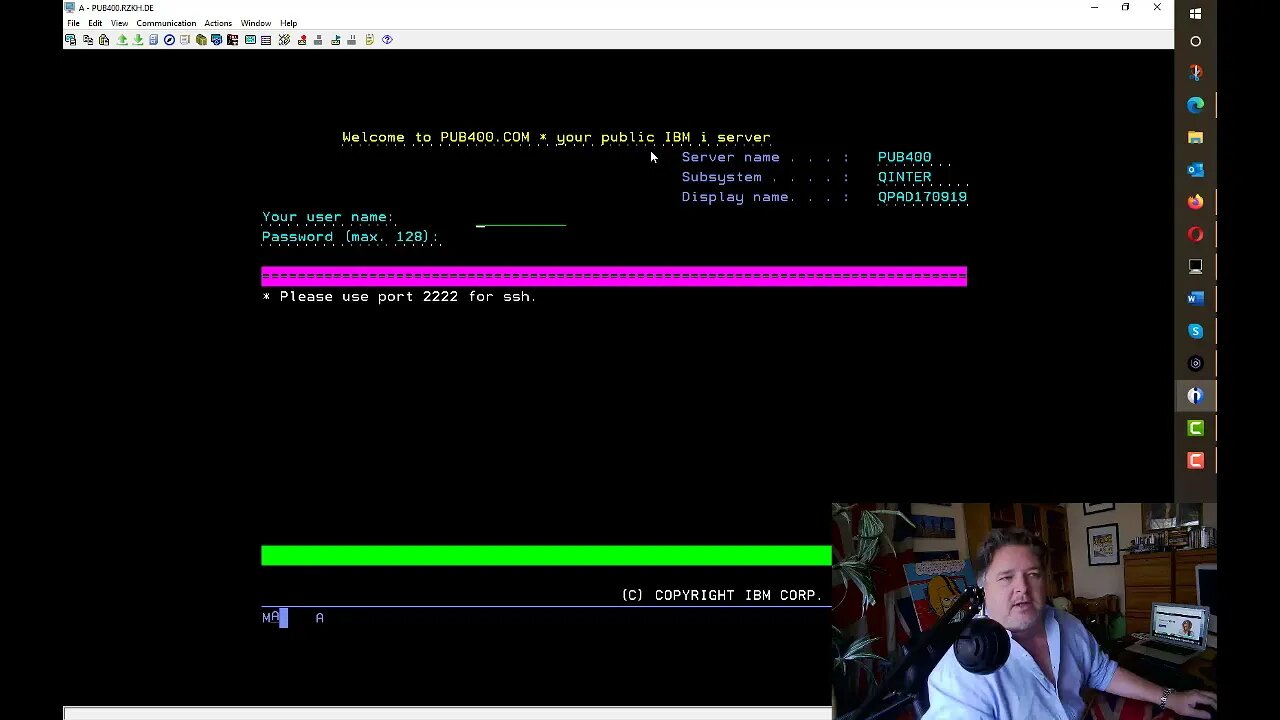 IBM i ACS Making it Widescreen 24x80 to 27x132