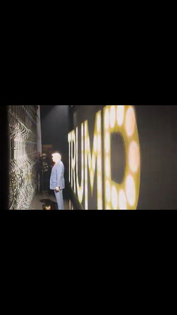 MUST SEE! Just released. Clip of Trump Backstage before he came on stage!