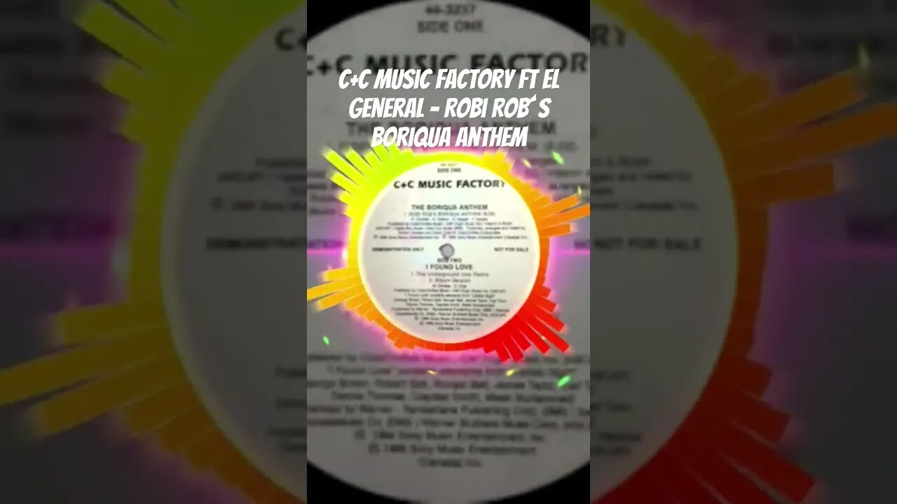 C+C Music Factory ft El General - Robi Rob´s Boriqua Anthem