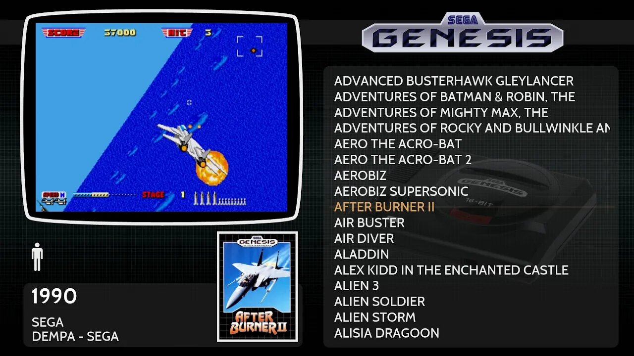 SEGA GENESE : EmulationStation Theme for RETROPIE 1080p ONLY