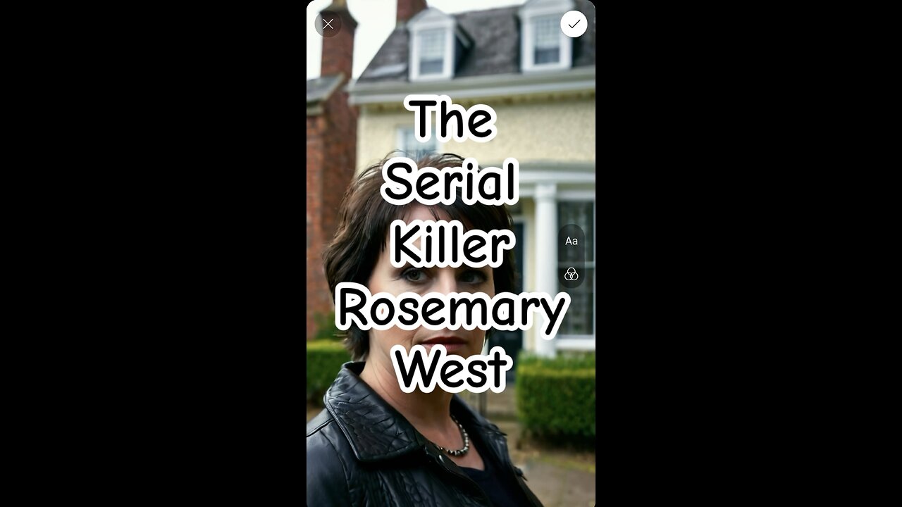 The serial killer Rosemary West.