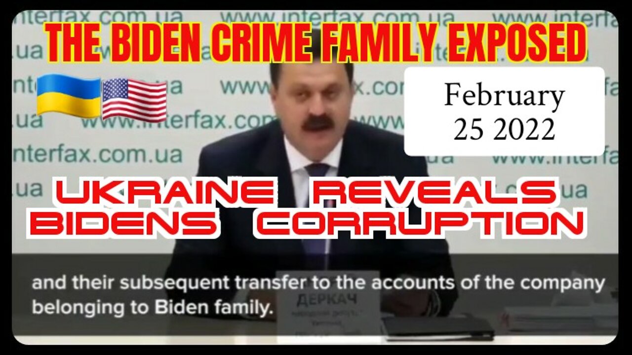 V915. 💥BIDEN CRIME FAMILY EXPOSED. Feb. 2020 & NOW!