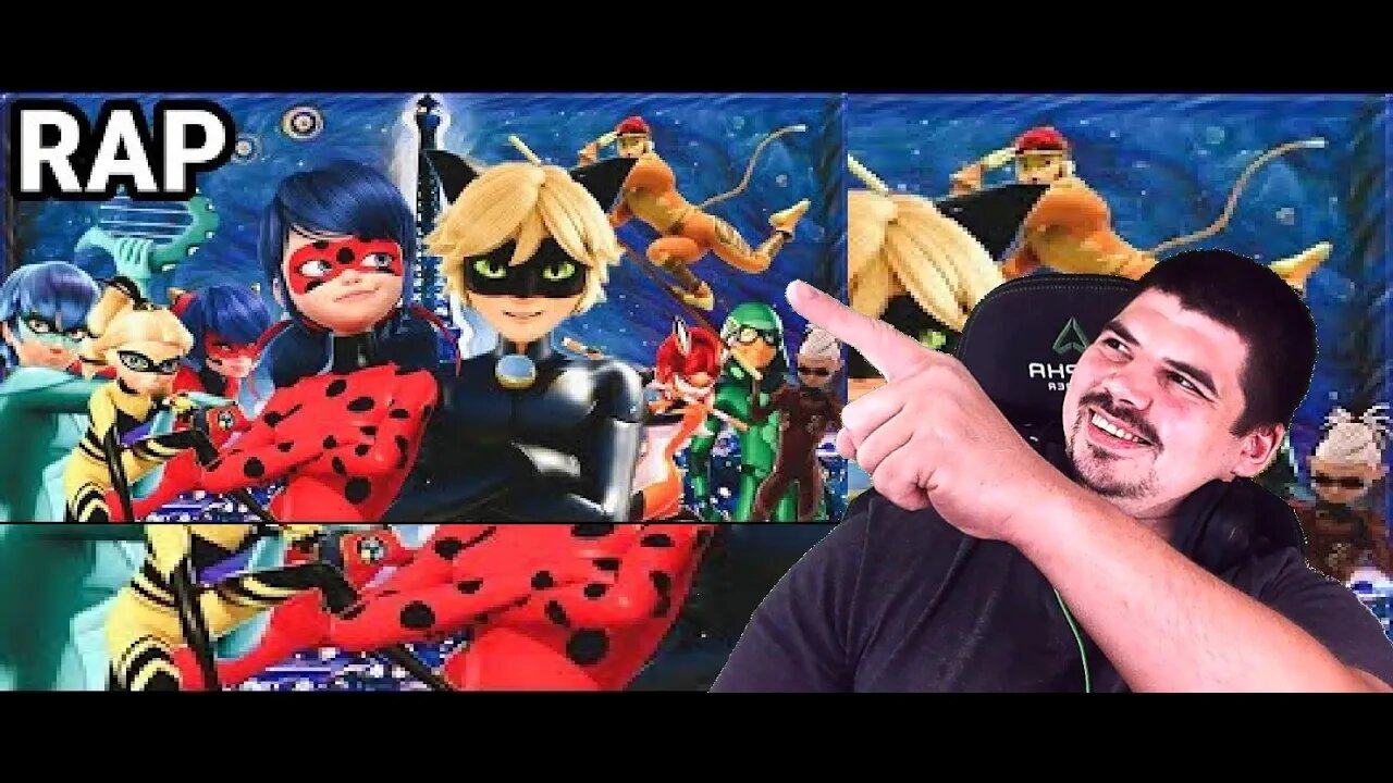 React Portadores🎶 Miraculous Green Otaku Melhor do mundo