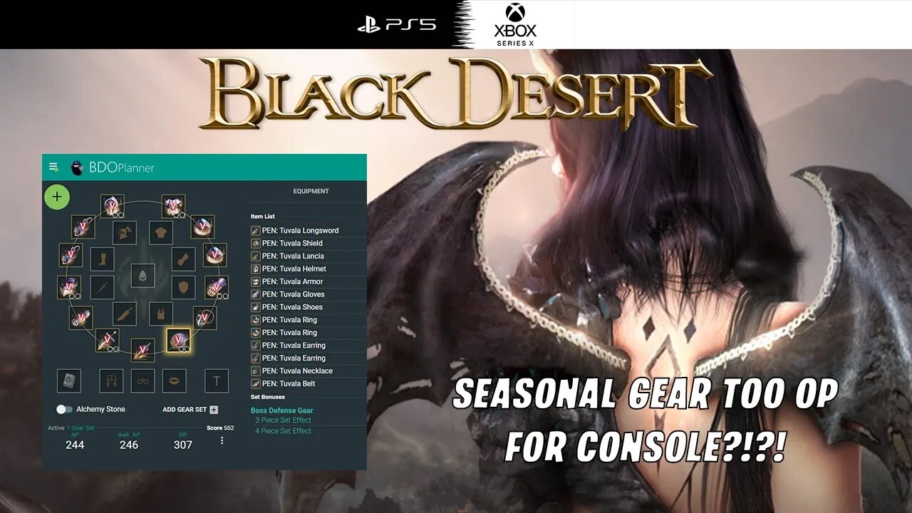 ARE SEASONS TOO OVERPOWERED FOR BLACK DESERT CONSOLE? MY THOUGHTS....