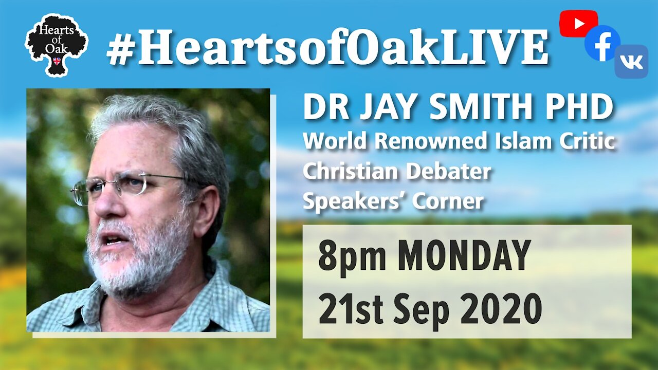 Livestream with Dr Jay Smith Phd 21.9.20