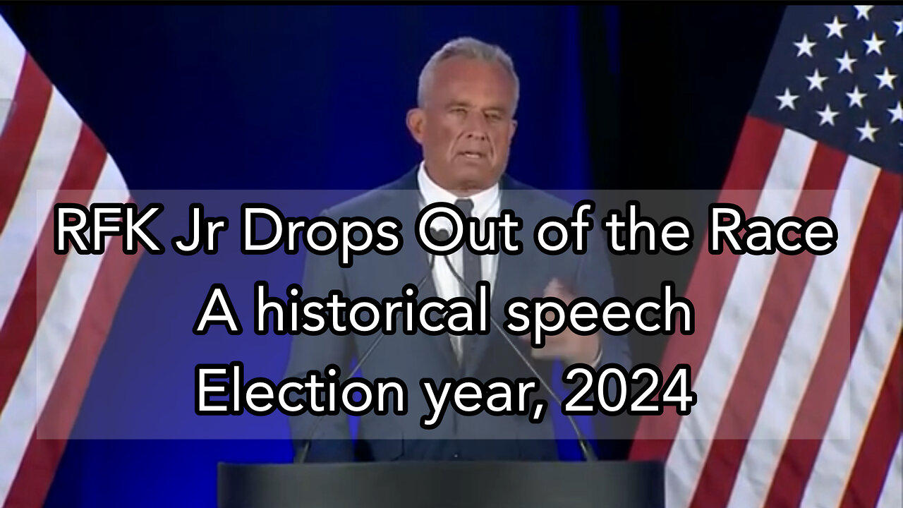 RFK Jr’s historical speech, election year, 2024