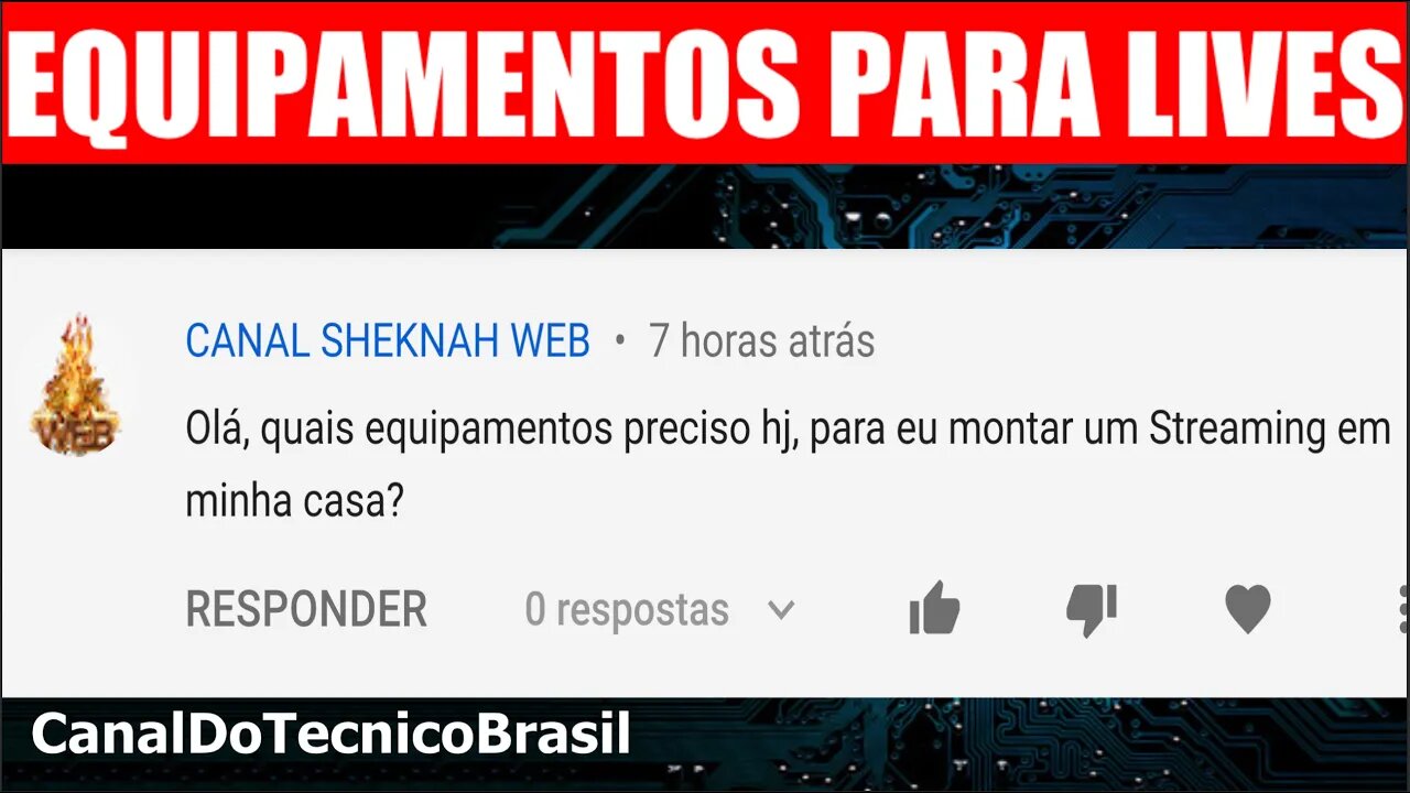 Faça streaming em casa! Quais equipamentos são necessários?