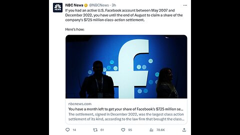 Facebook Lawsuit Claim Your Money link in description