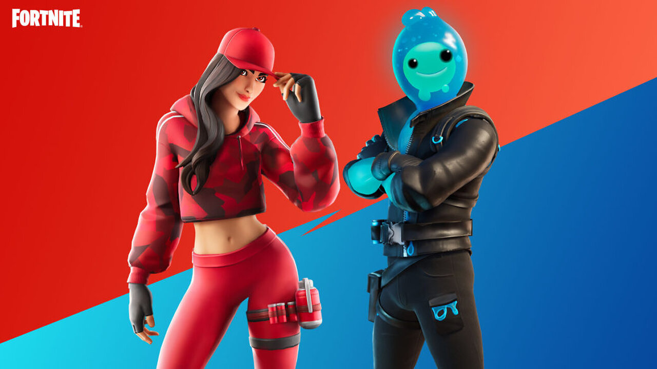 fortnite crazy red vs blue fun