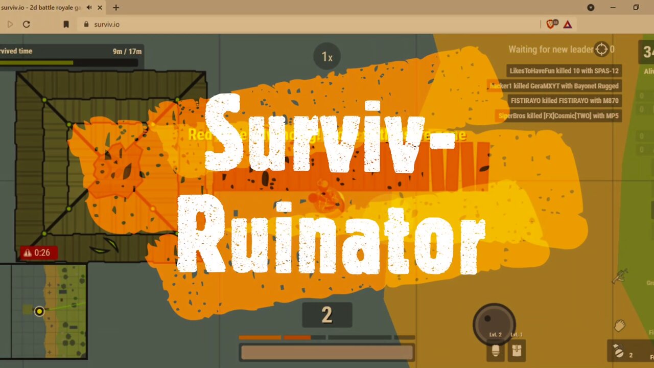 Surviv.io 1st video | RuinatorGaming